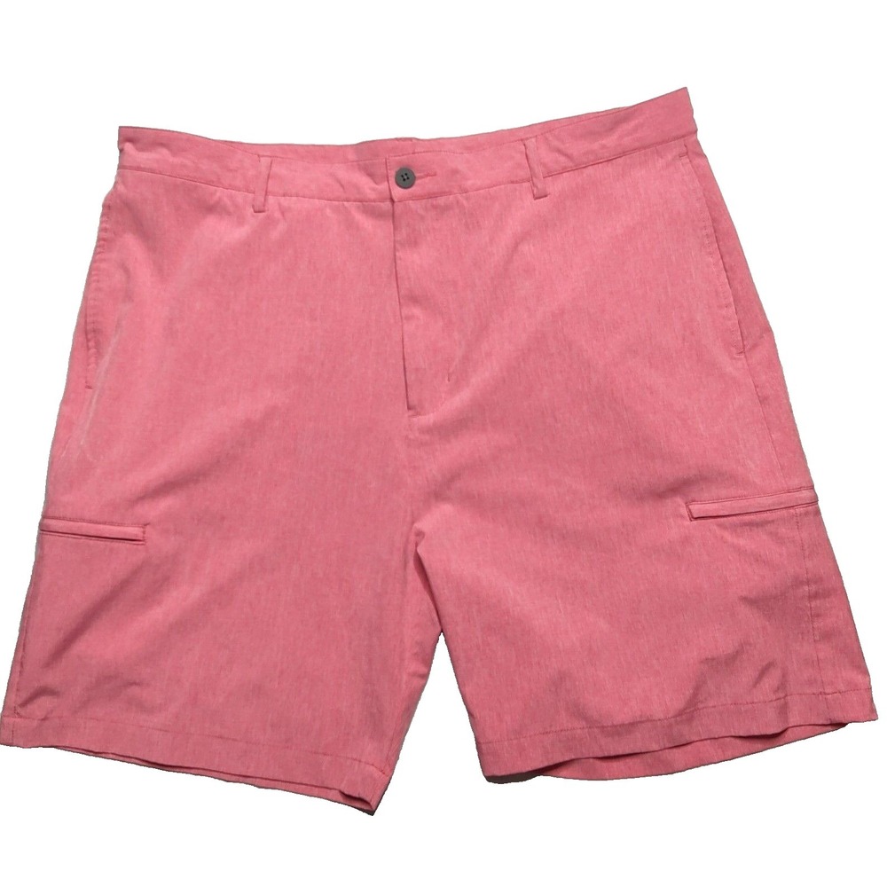 Tailorbyrd Sport Men Size‎ 40 Red Poly Stretch 8" Chino Golf Shorts